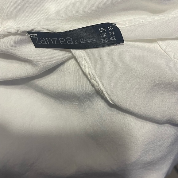 Zanzea Flowing White A-Line Skirt - Picture 6 of 6